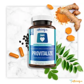 1 Bottle Of Provitalize | Anti-Inflammatory Curcumin-Probiotics