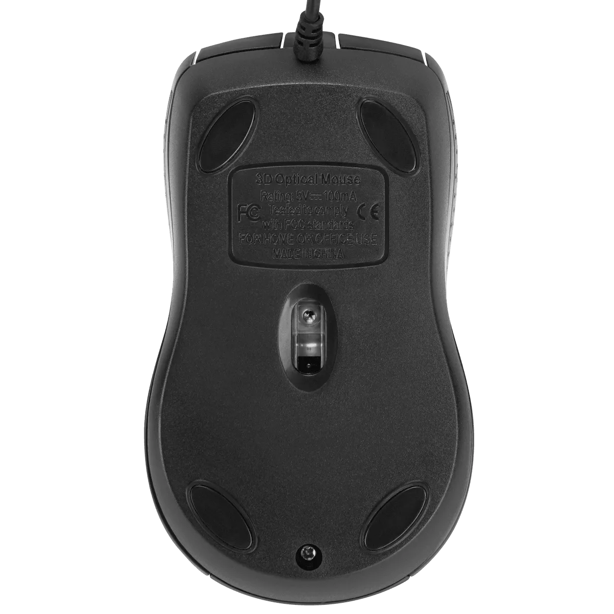 3-Button USB Full-Size Optical Mouse