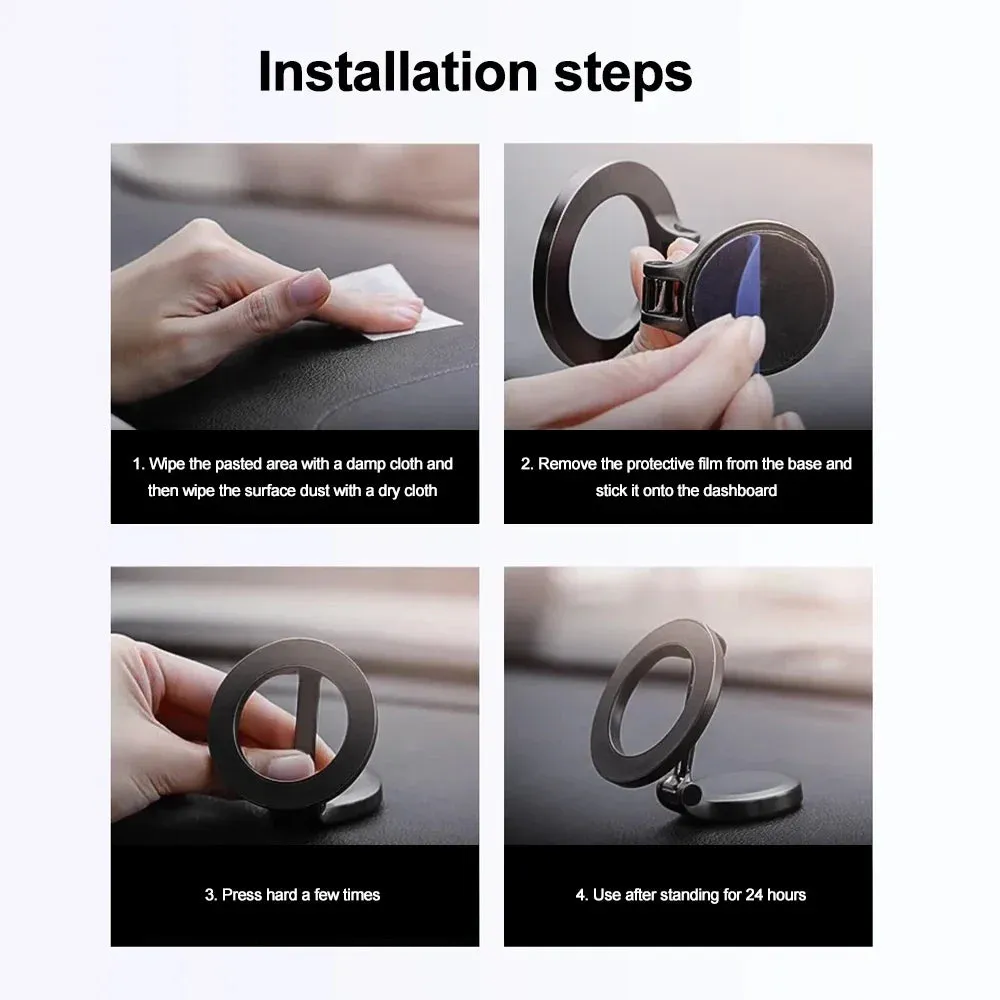 360 degrees Magnetic Car Phone Holder