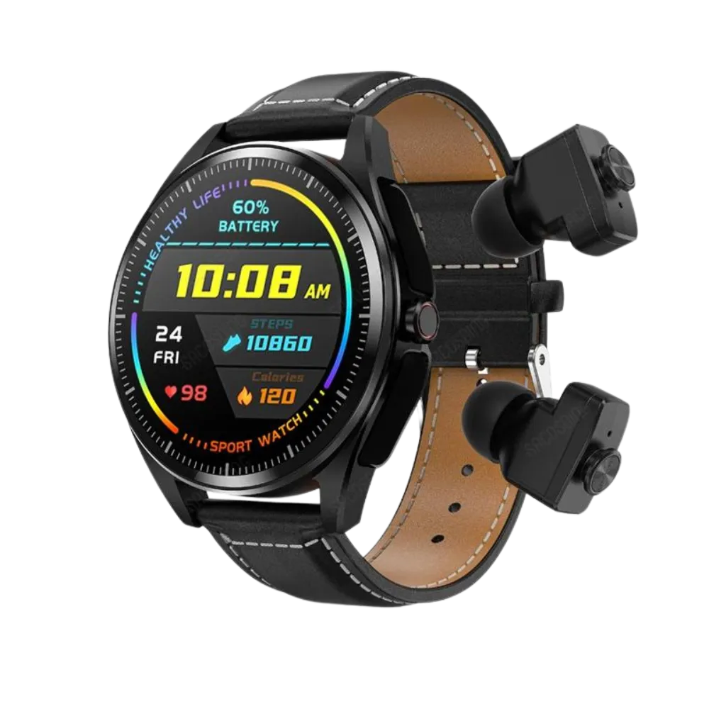 4GB RAM 2-in-1 AMOLED Bluetooth  Smart Watch