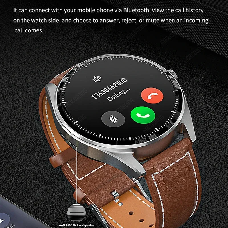 4GB RAM 2-in-1 AMOLED Bluetooth  Smart Watch