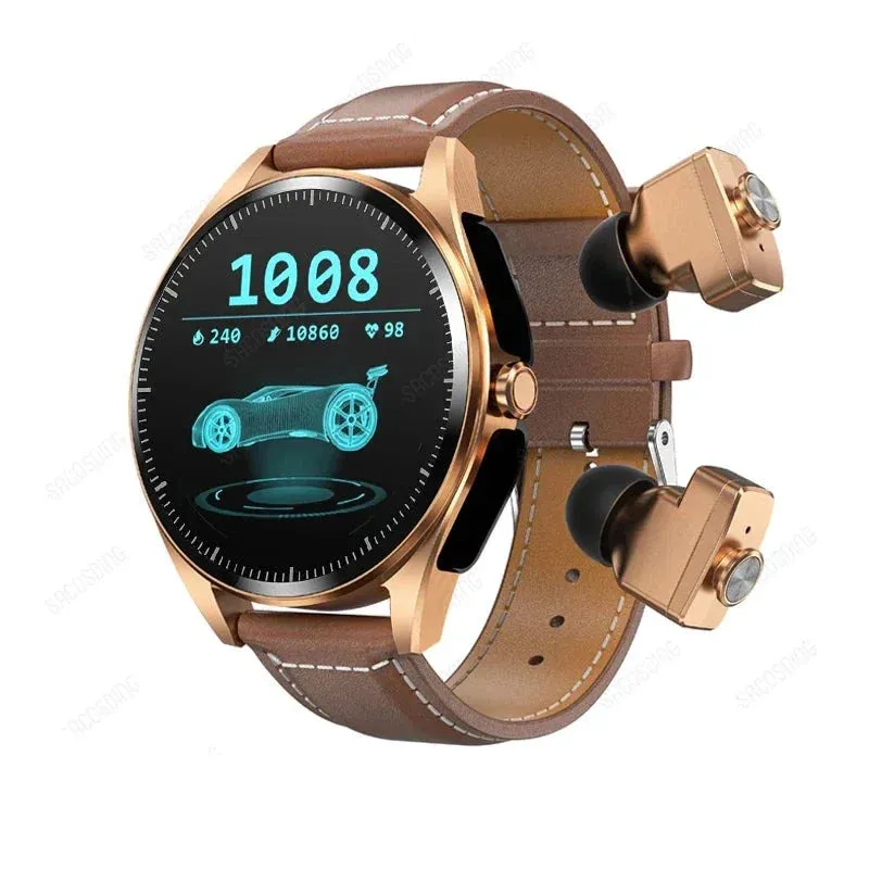 4GB RAM 2-in-1 AMOLED Bluetooth  Smart Watch