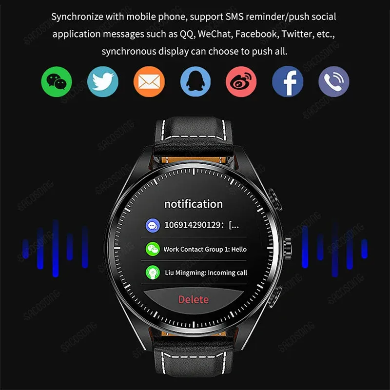 4GB RAM 2-in-1 AMOLED Bluetooth  Smart Watch