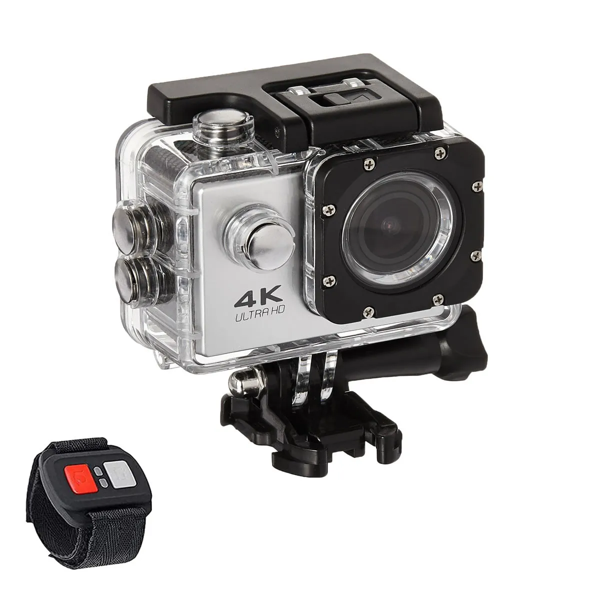 4K Action Pro Waterproof All Digital UHD WiFi Camera   RF Remote And Accessories by VistaShops