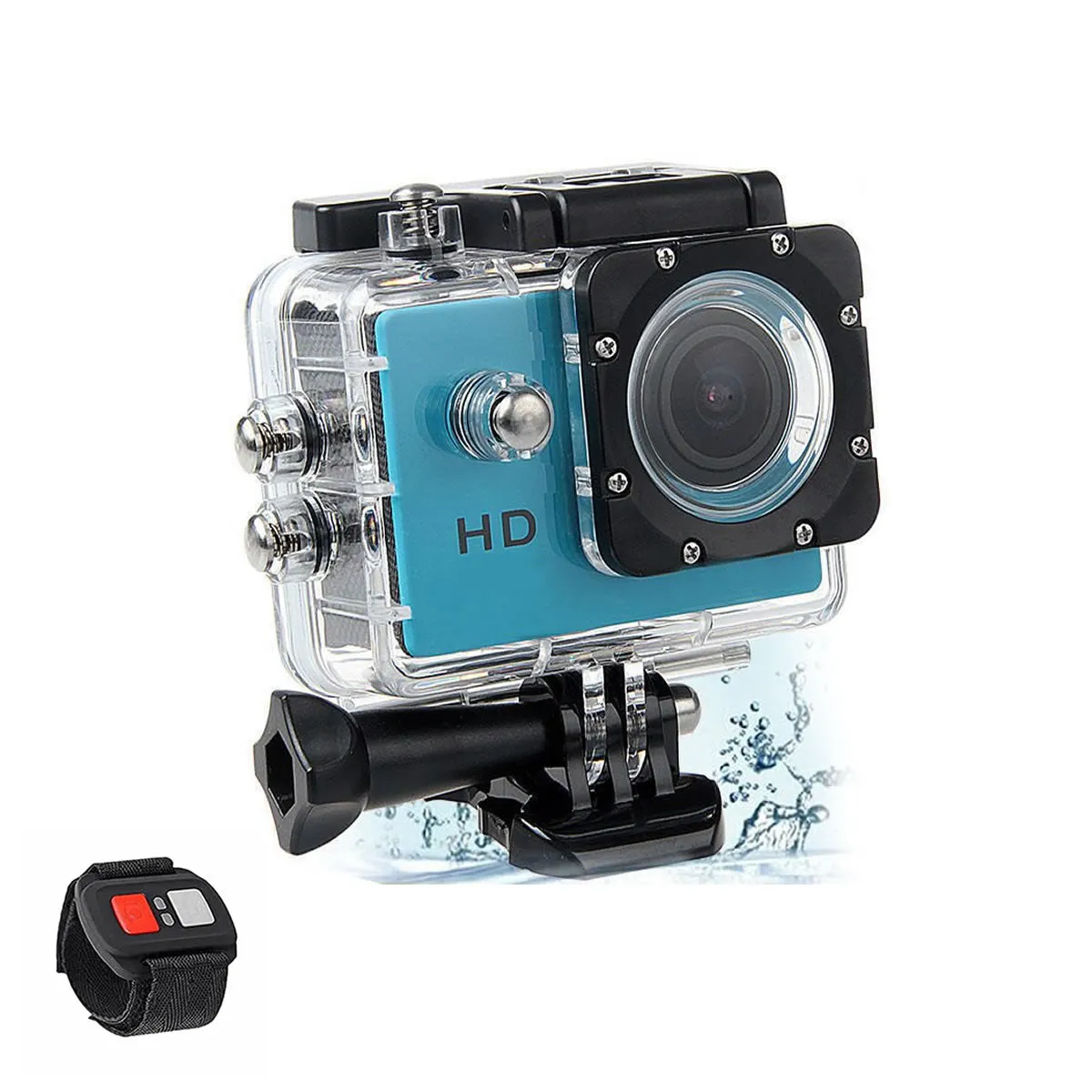 4K Action Pro Waterproof All Digital UHD WiFi Camera   RF Remote And Accessories by VistaShops