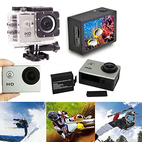 4K Action Pro Waterproof All Digital UHD WiFi Camera   RF Remote And Accessories by VistaShops