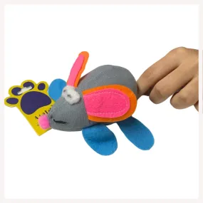 A a Pets' Vibrating Soft Running Mouse Pet Toy (Grey)