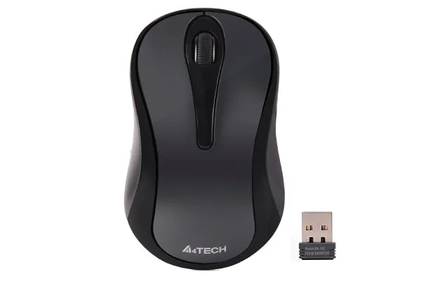 A4TECH G3-280NS (MINI) (GLOSSY GREY) SILENT CLICK MOUSE