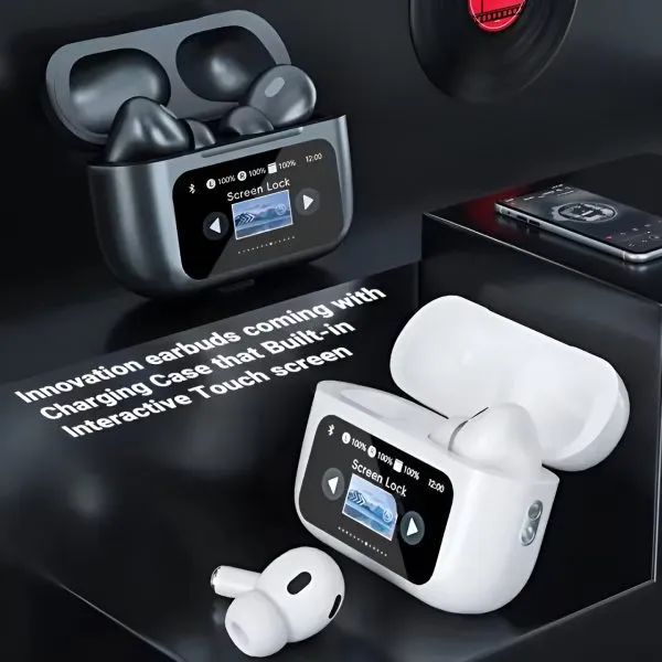 A9 Pro Airpods Pro | Screen Airpods A9 Pro Lcd Earbuds (random Color)