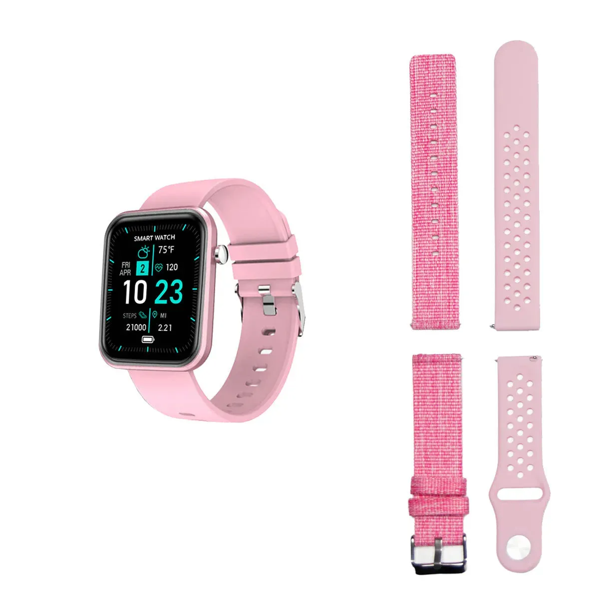 Advanced Smartwatch   3 Stylish Bands – Your Wellness, Your Way