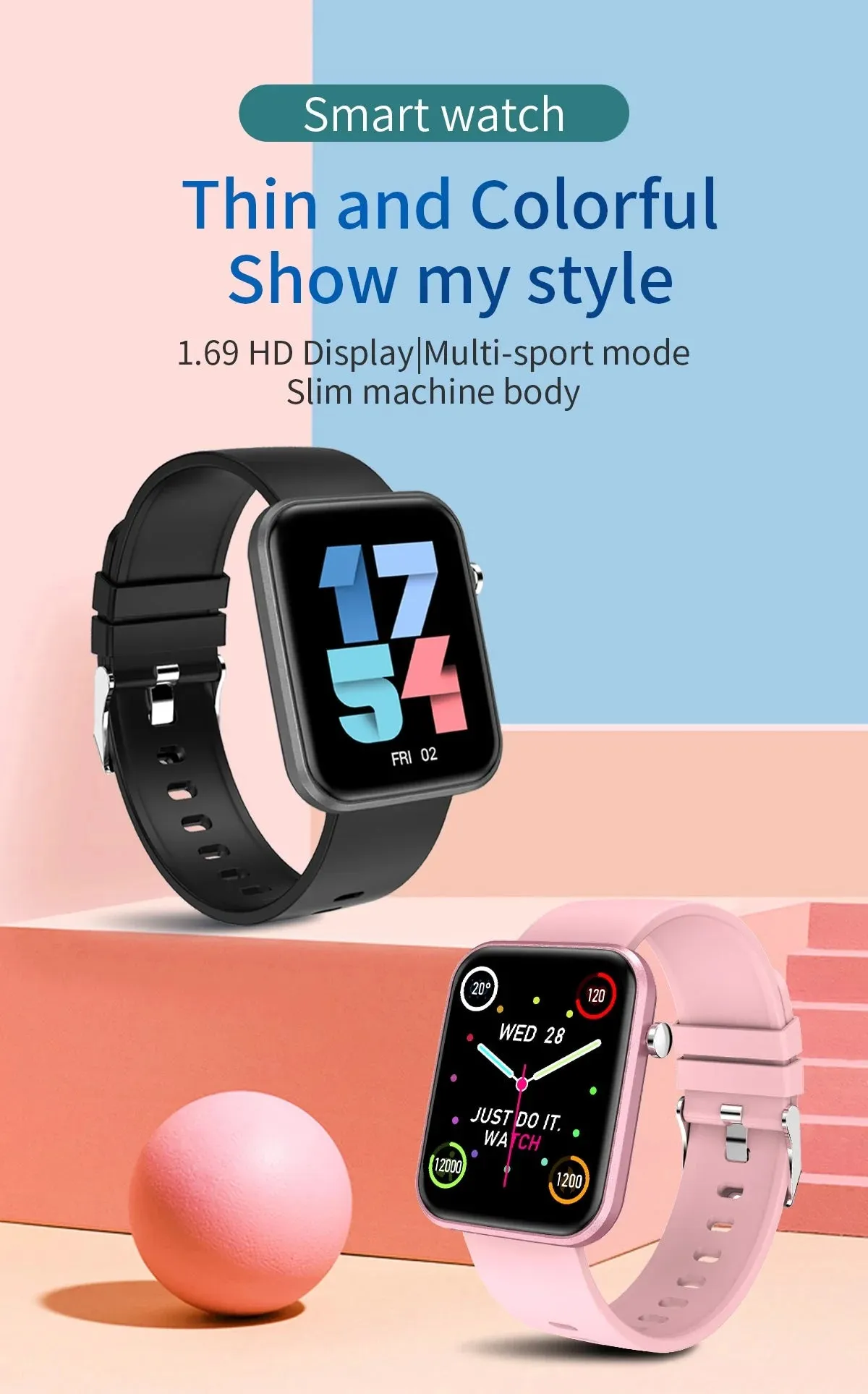 Advanced Smartwatch   3 Stylish Bands – Your Wellness, Your Way