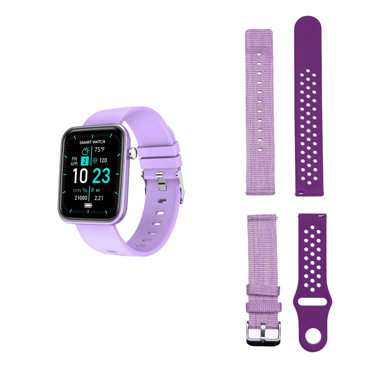 Advanced Smartwatch   3 Stylish Bands – Your Wellness, Your Way