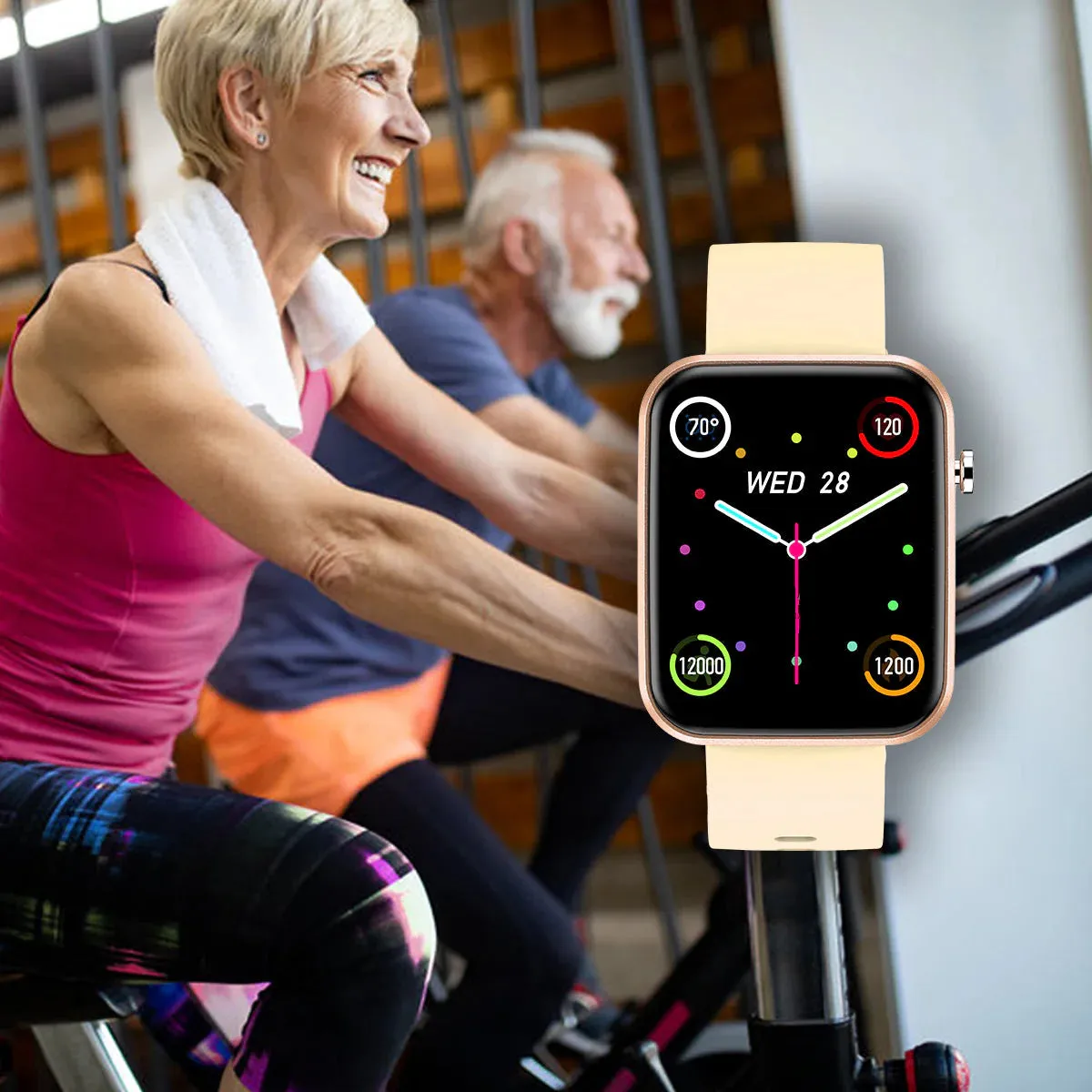 Advanced Smartwatch   3 Stylish Bands – Your Wellness, Your Way