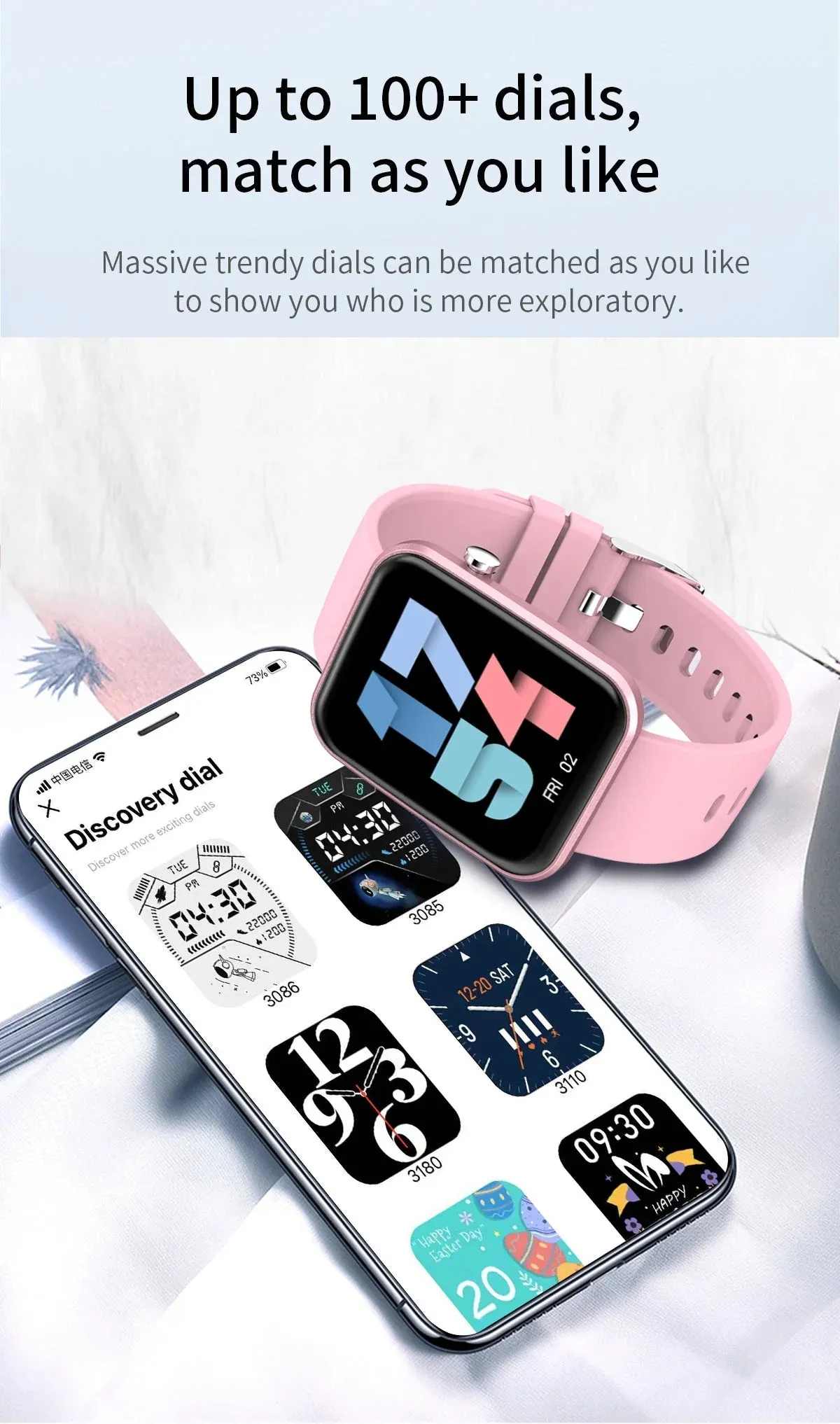 Advanced Smartwatch   3 Stylish Bands – Your Wellness, Your Way