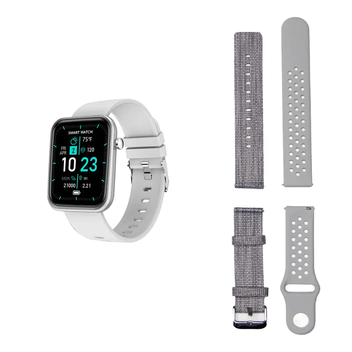 Advanced Smartwatch   3 Stylish Bands – Your Wellness, Your Way