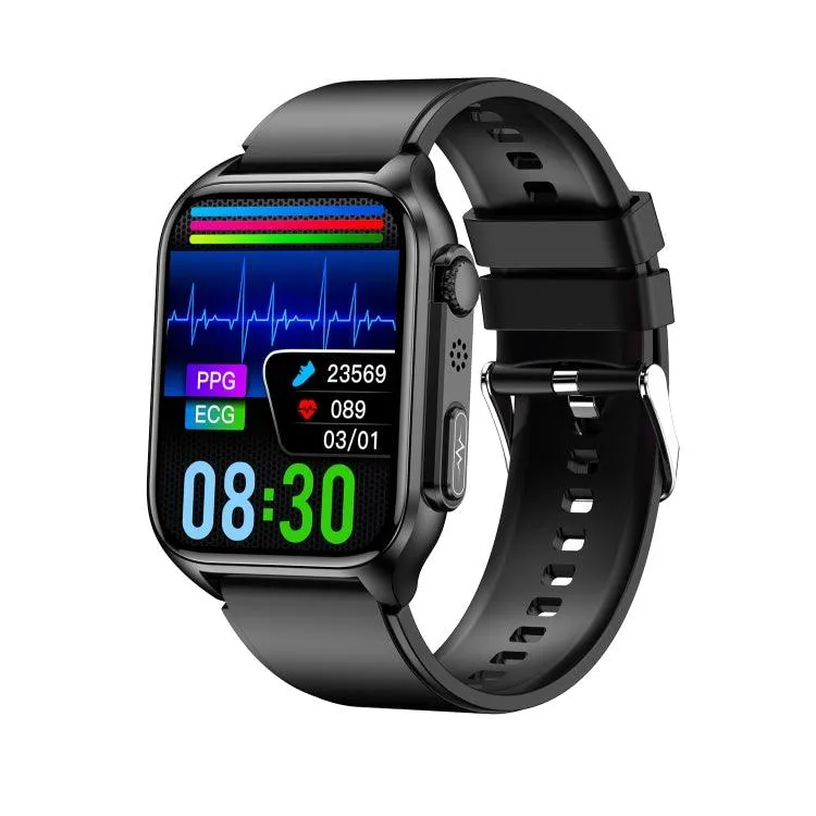 Advanced TK12 1.96" IP67 Waterproof Smart Watch with ECG, Family Care, Bluetooth Calling, and Body Temperature Monitoring