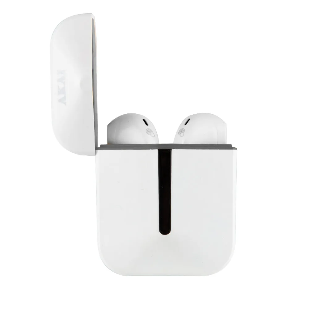 Akai Wireless Bluetooth Earbuds With Charging Case  - White