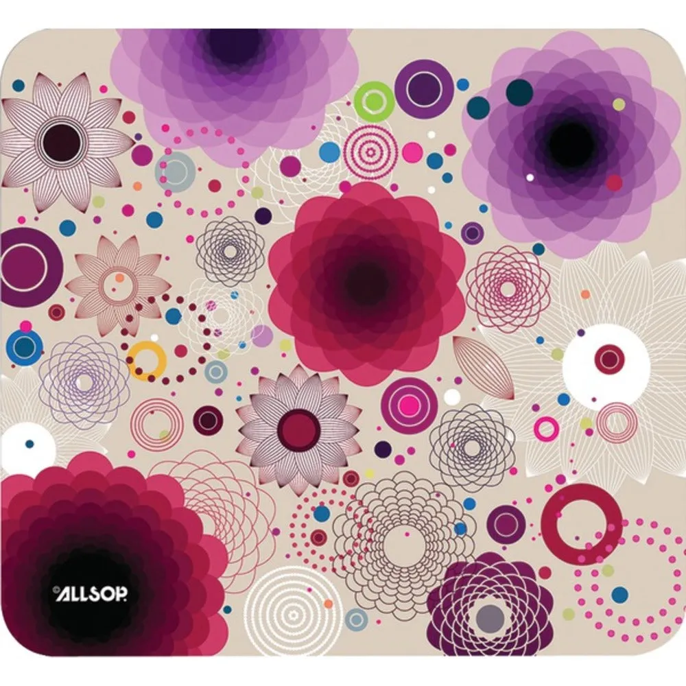 Allsop 30594 Mouse Pad (Floral Retro)