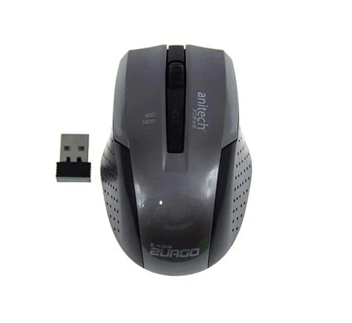 Anitech MW211 Wireless Optical Mouse (Black)