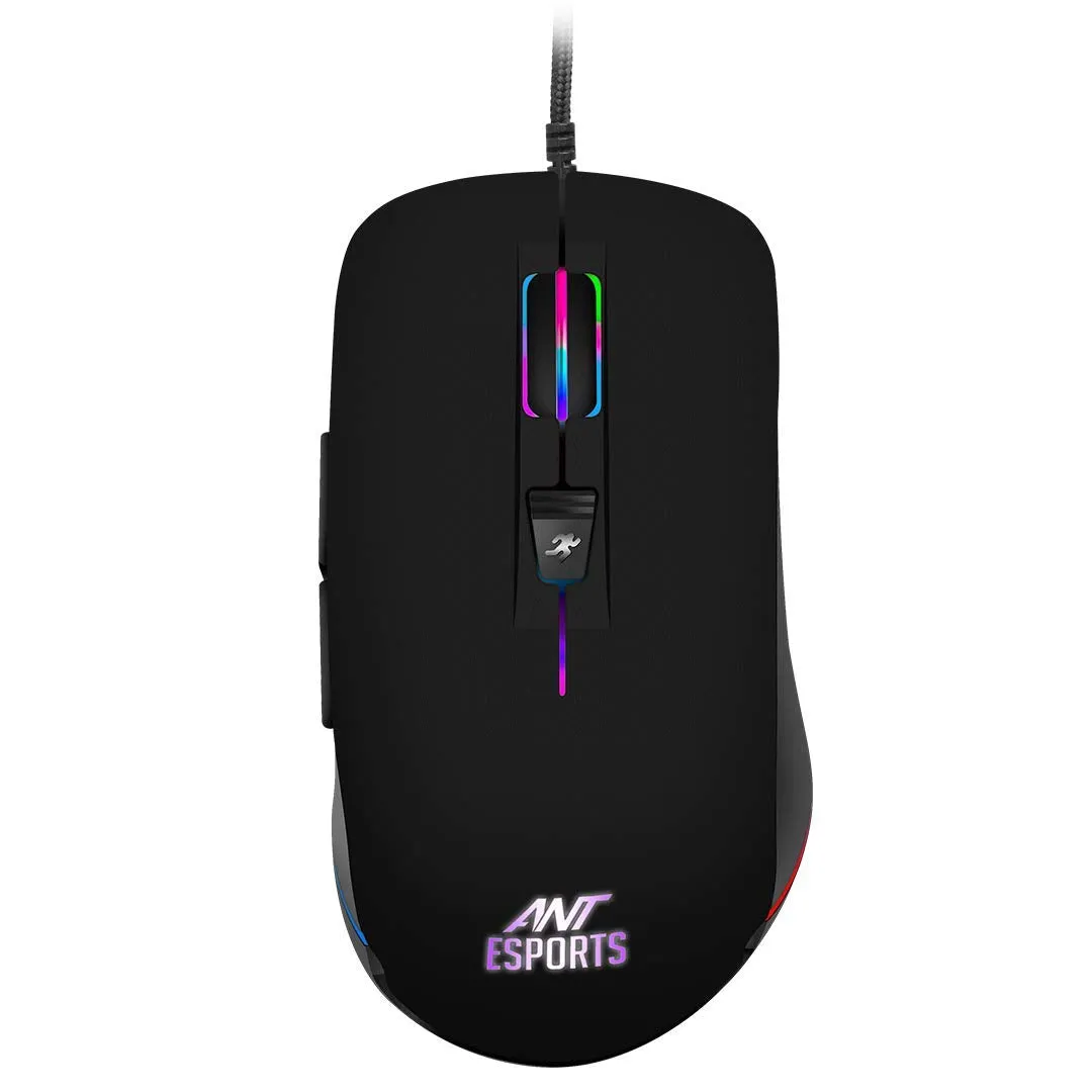 Ant Esports GM100 Wired Gaming Mouse RGB Optical 4800 DPI