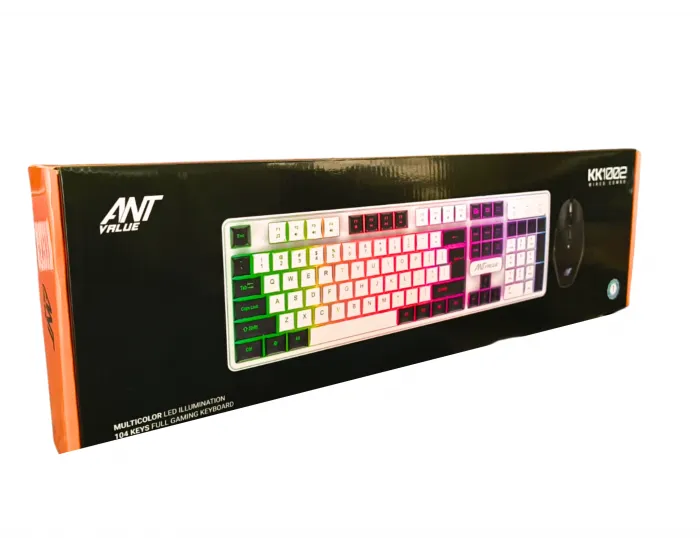 Ant Value Wired Gaming Keyboard Mouse Combo  KK1002