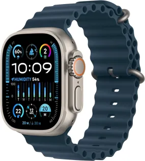 Apple Watch Ultra 2 [GPS   Cellular 49mm] Smartwatch with Rugged Titanium Case & Blue Ocean Band