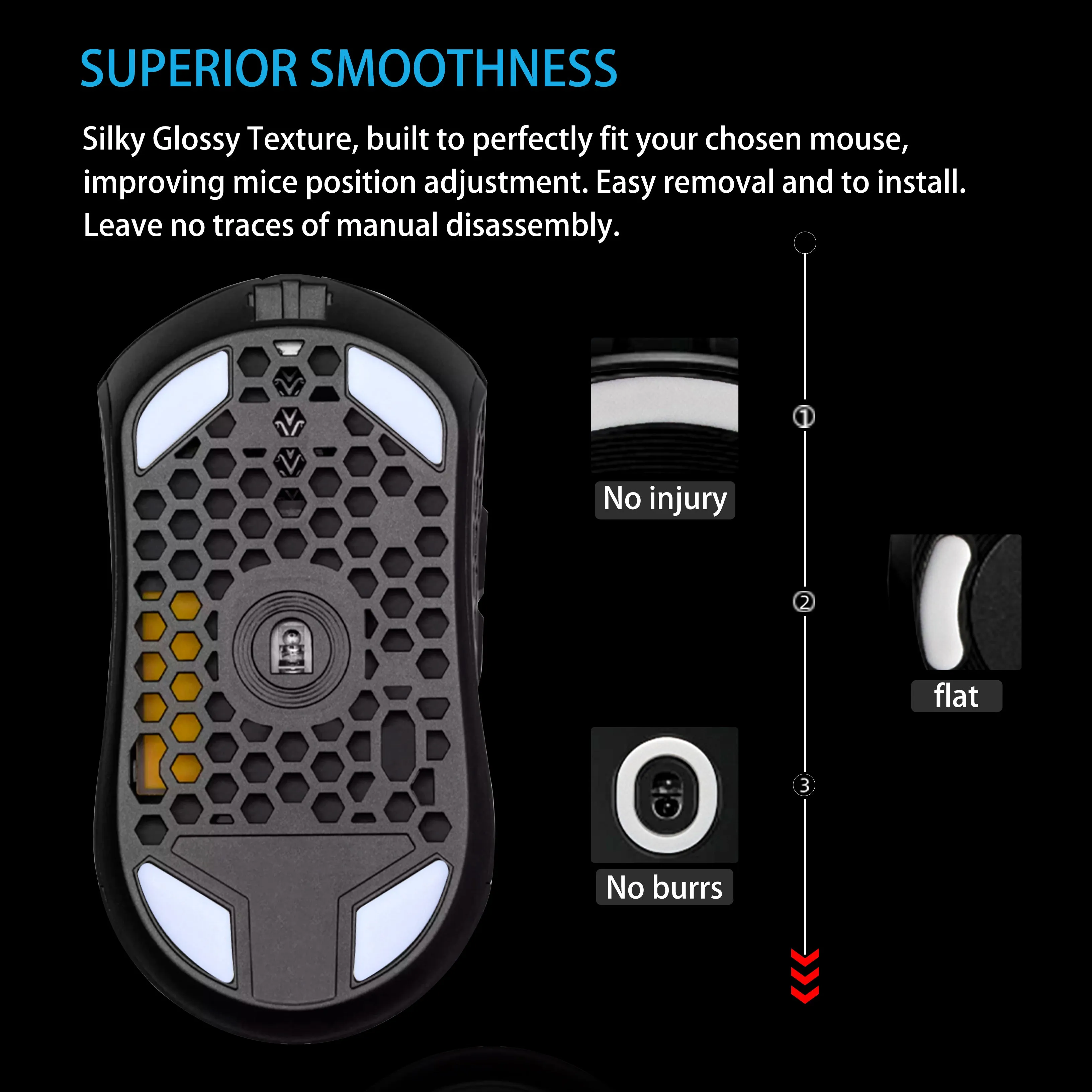 Arc 2 for FinalMouse Ultralight2 & CapeTown | Mouse Skates