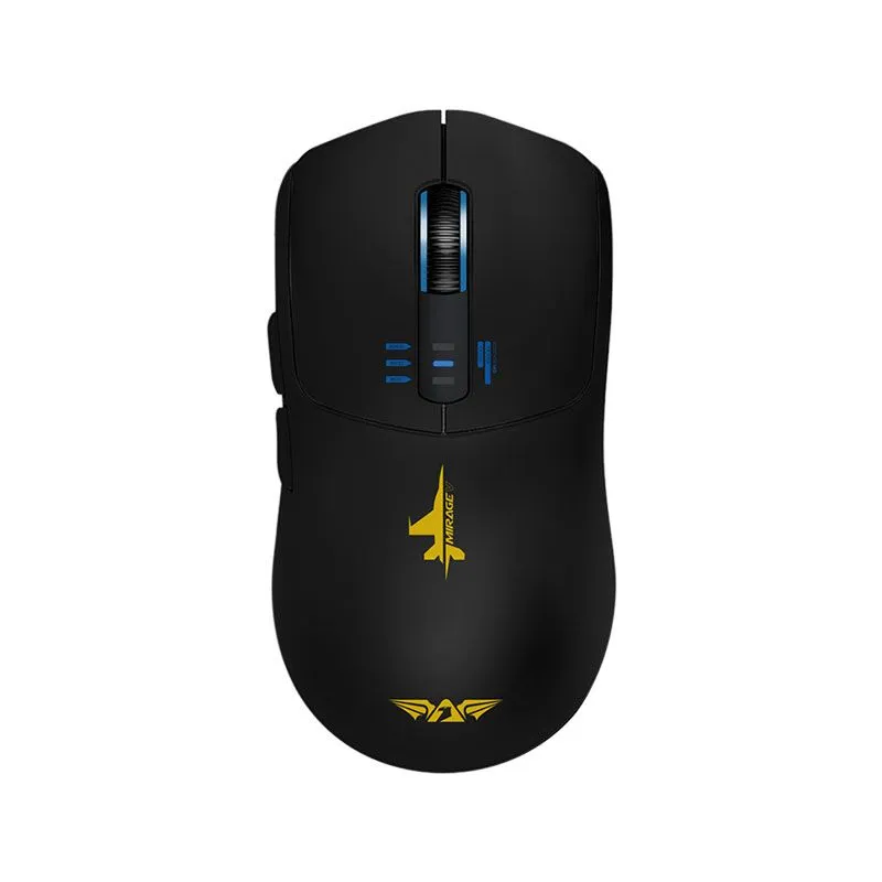 Armaggeddon Mirage V Bluetooth 5.0 Wireless 2.4G Rechargeable 10000 CPI Gaming Mouse - Black / White