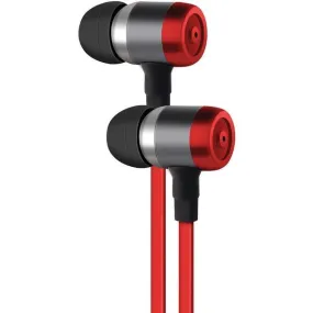 AT&T PE50-RED PE50 In-Ear Stereo Earbuds with Microphone (Red)