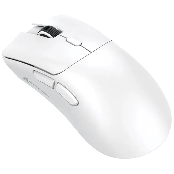 ATTACK SHARK R1 White Wireless Gaming Mouse