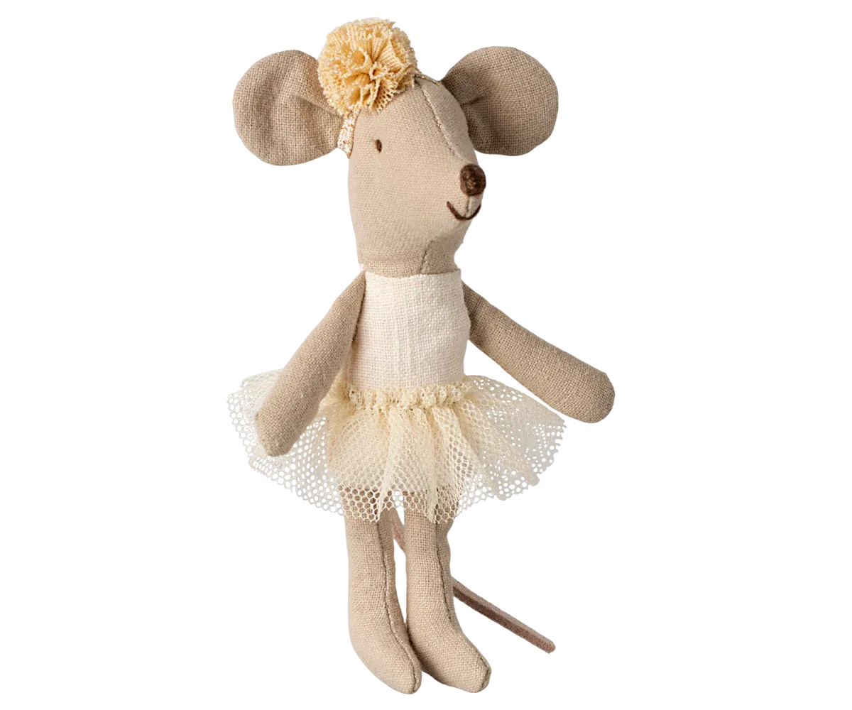 Ballerina Mouse - Little Sister (Off-White Tutu)