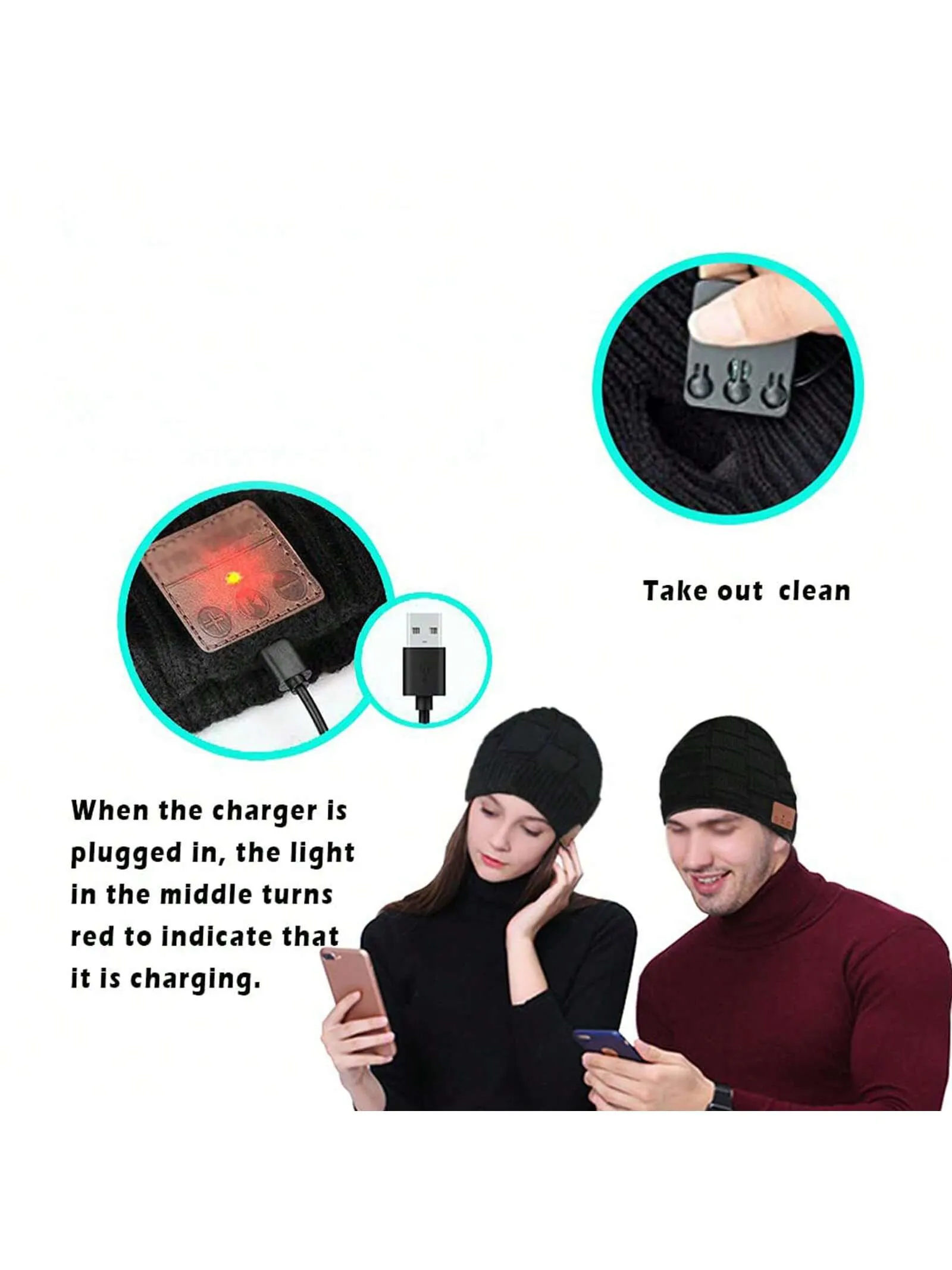 Beanie Hat For Men Women Unisex Wireless Music Hat