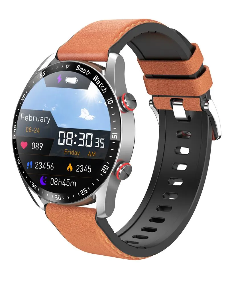 Bearscome ECG PPG blood pressure blood oxygen sleep monitoring Bluetooth smart watch