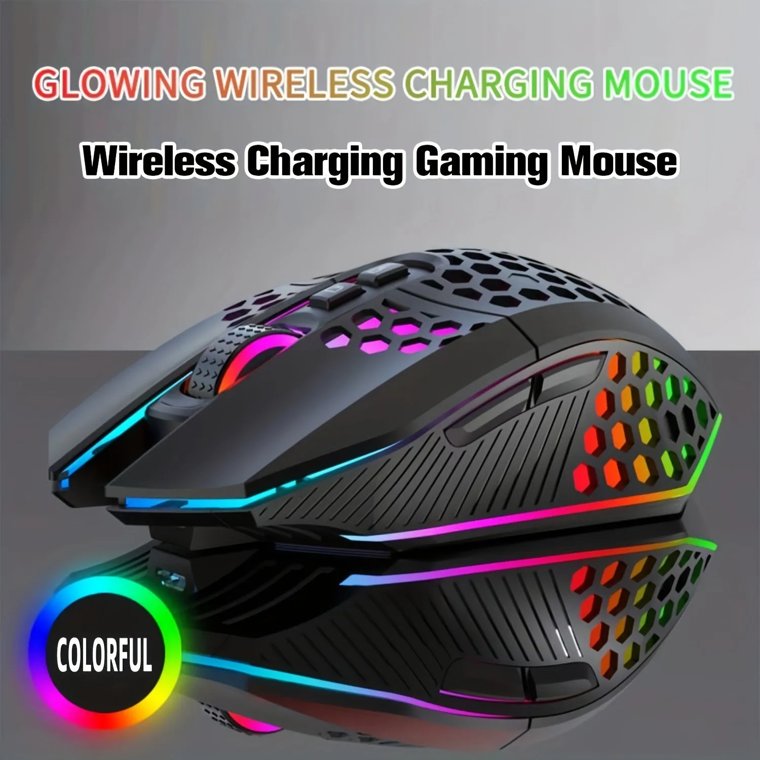 Best Wireless Mouse | Rechargeable Gaming  Hole Mouse 1600DPI