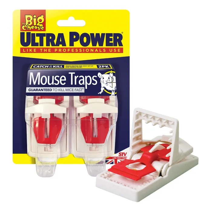 Big Cheese Ultra Power Mouse Trap 2 Pack