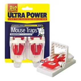 Big Cheese Ultra Power Mouse Trap 2 Pack