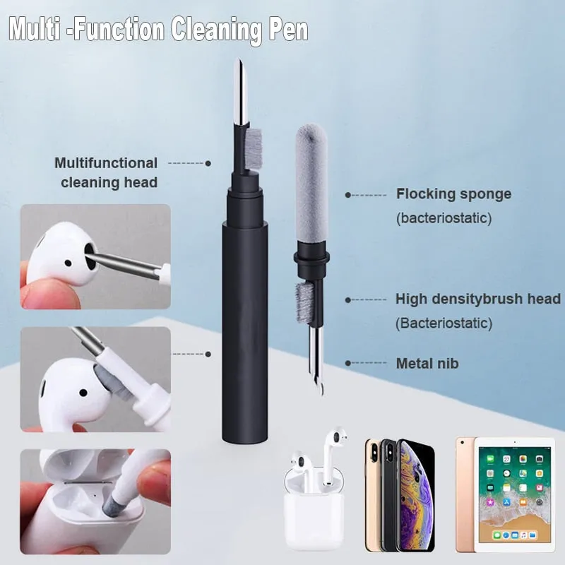 Bluetooth Earphone Cleaner Kit for Airpods Pro 3 2 Earbuds Case Cleaning Tool Brush Pen