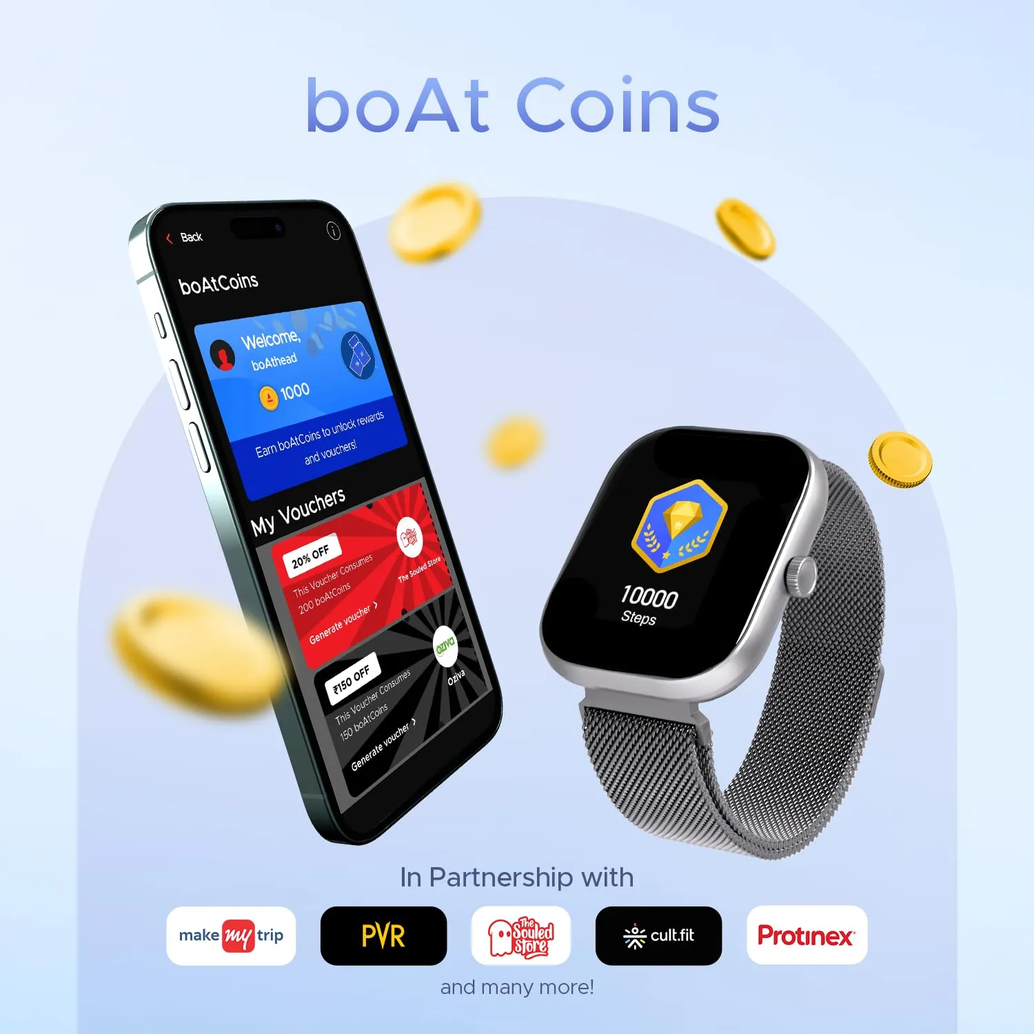 boAt Wave Sigma with 2.01" HD Display,Bluetooth Calling, Coins, DIY Watch Face Studio, 700  Active Modes, HR&SpO2 Monitoring, Energy and Sleep Scores,IP67, Smart Watch for Men & Women(Silver Metal)