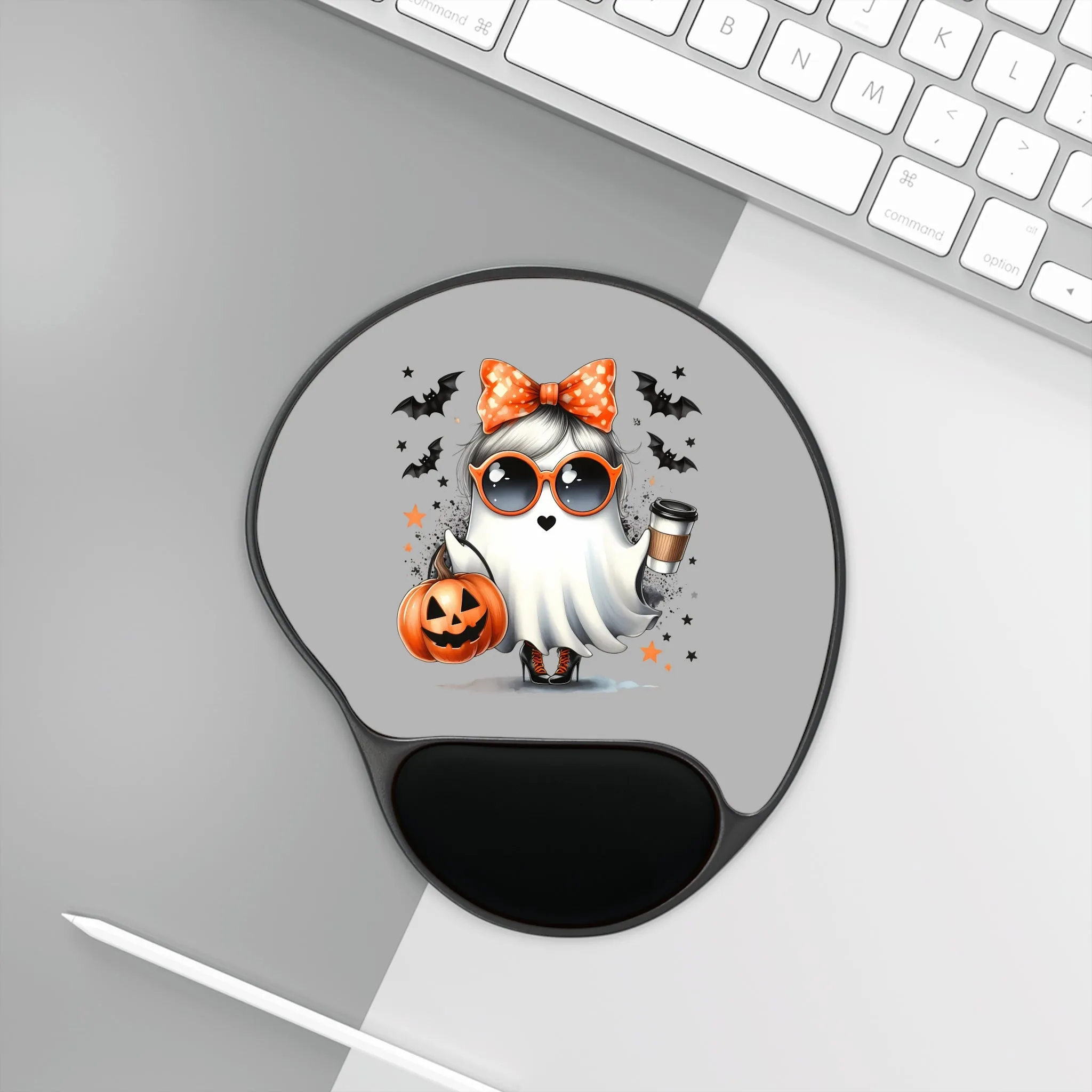 Boo Diva- Mouse Pad With Wrist Rest