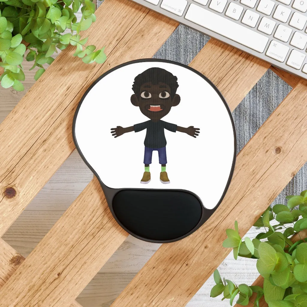 Boy Mouse Pad With Wrist Rest