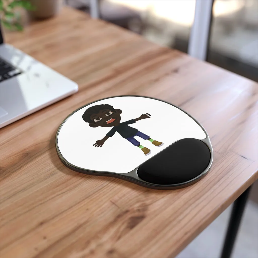 Boy Mouse Pad With Wrist Rest