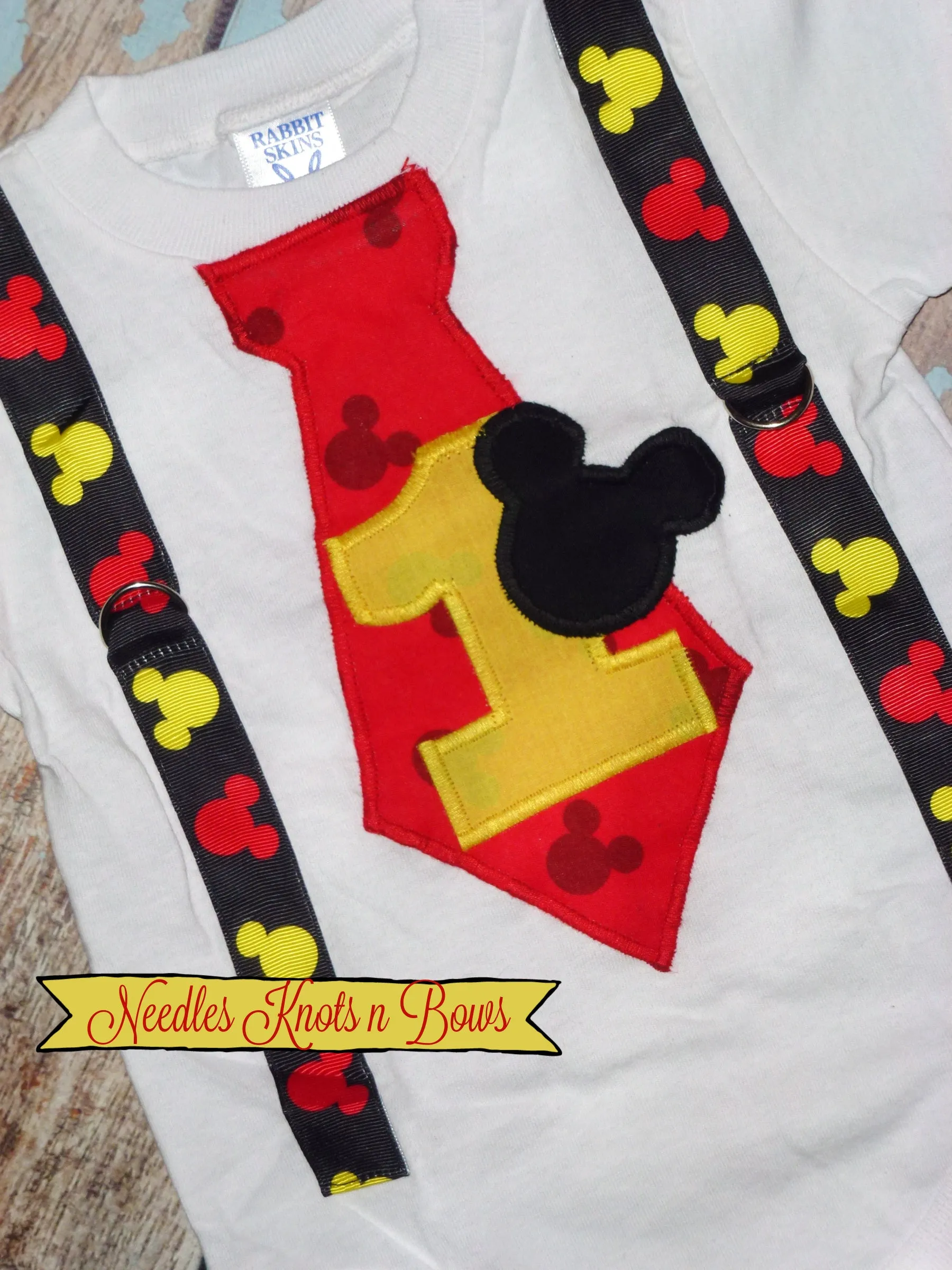 Boys Mickey Mouse 1st Birthday Outfit, 2nd Birthday