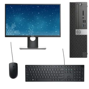 Bundle | Dell Optiplex 5070 SFF i5 Gen 8 Desktop | Dell 22" Monitor | Dell Keyboard/Mouse | Windows 11