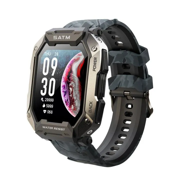 C20 Smart Watch with 1.71-Inch HD Display and Advanced Health Monitoring Features