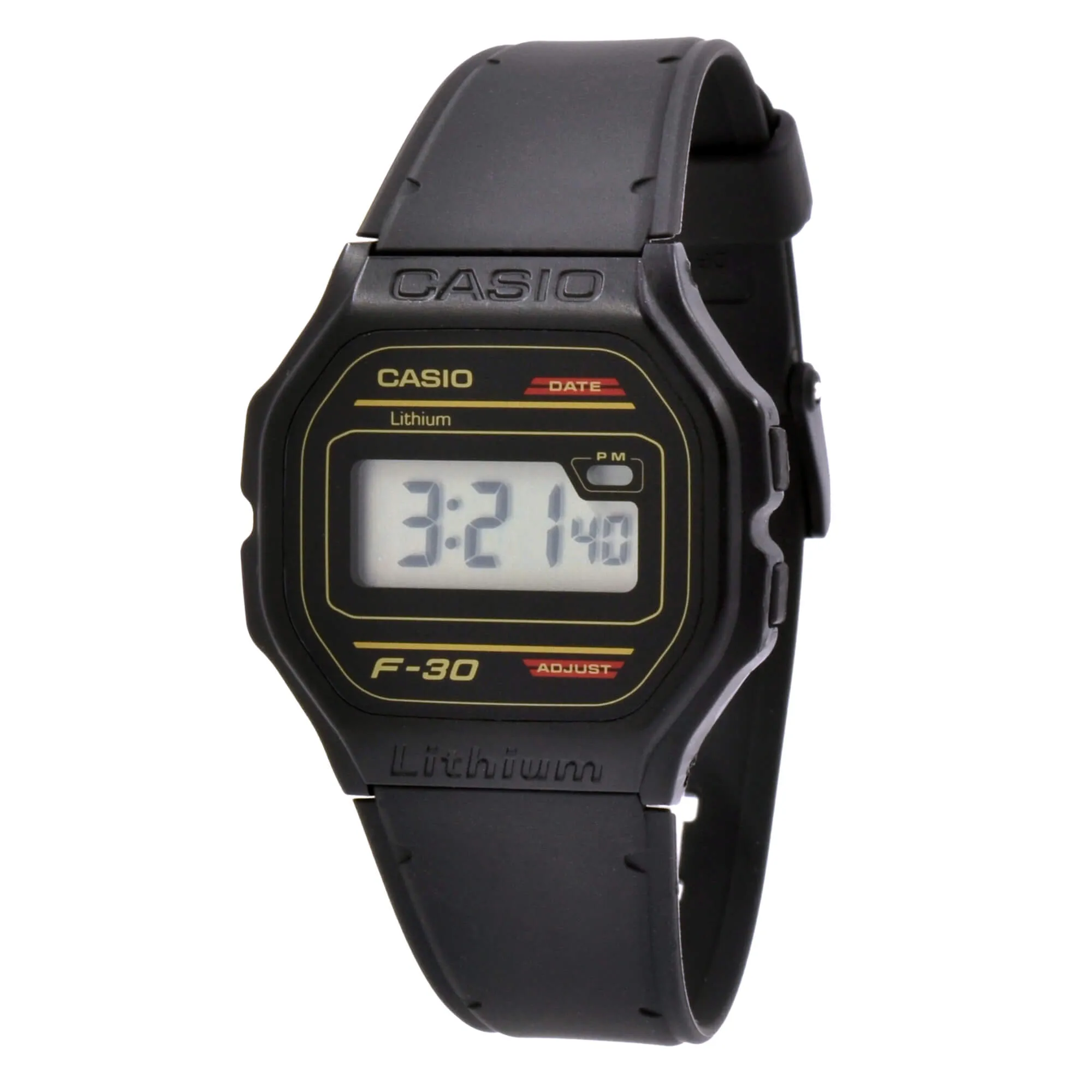 Casio Black Resin Case Black Band Watch | F-30-9Q