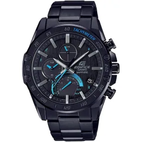 Casio Men's Watch - Edifice Black Dial Stainless Steel Bracelet | EQB1000XDC-1A