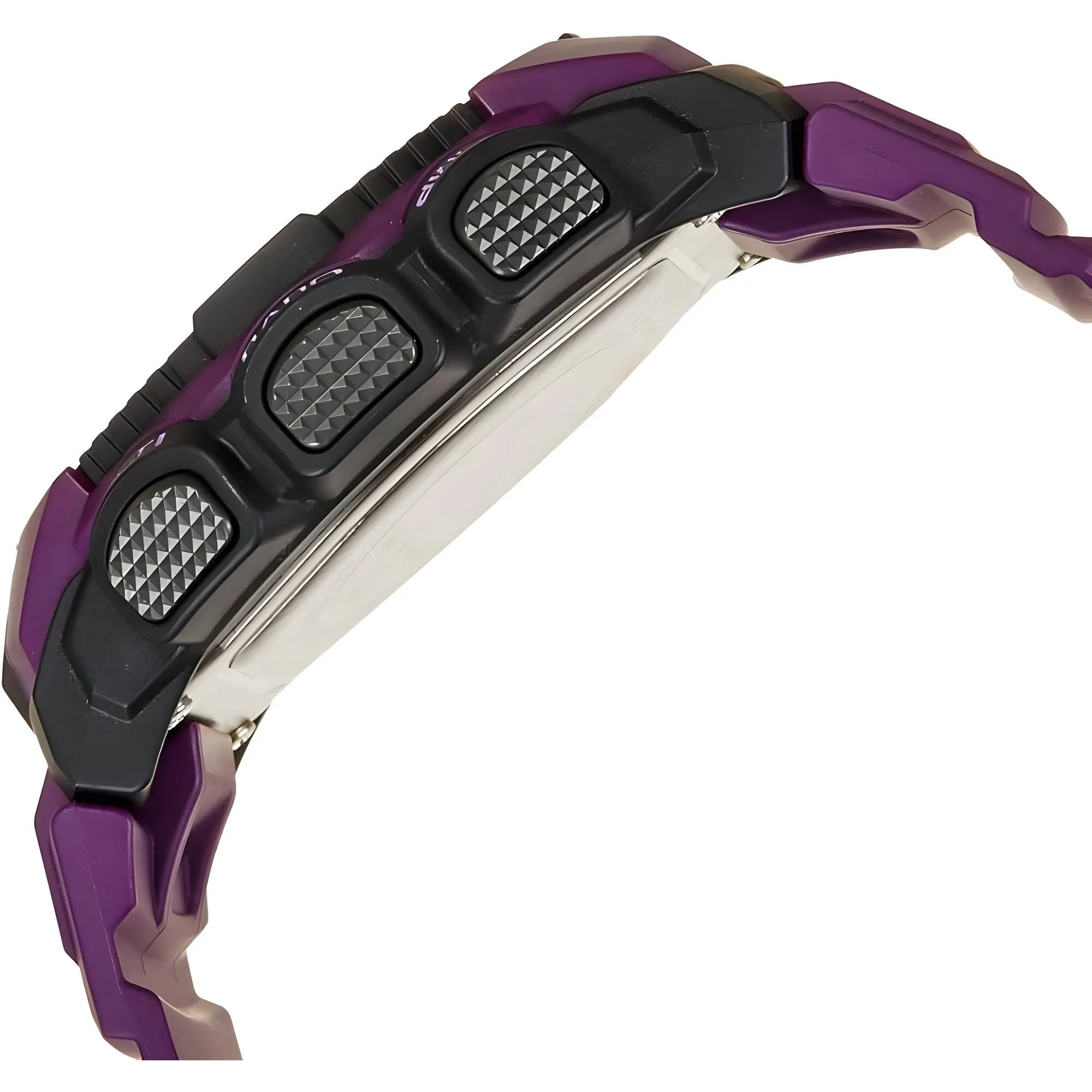 Casio Men's Watch - Pro Trek Grey Digital Dial Purple Resin Strap | PRG270-6A