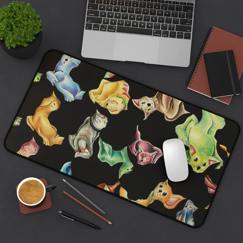 Cat Pattern Desk Mat