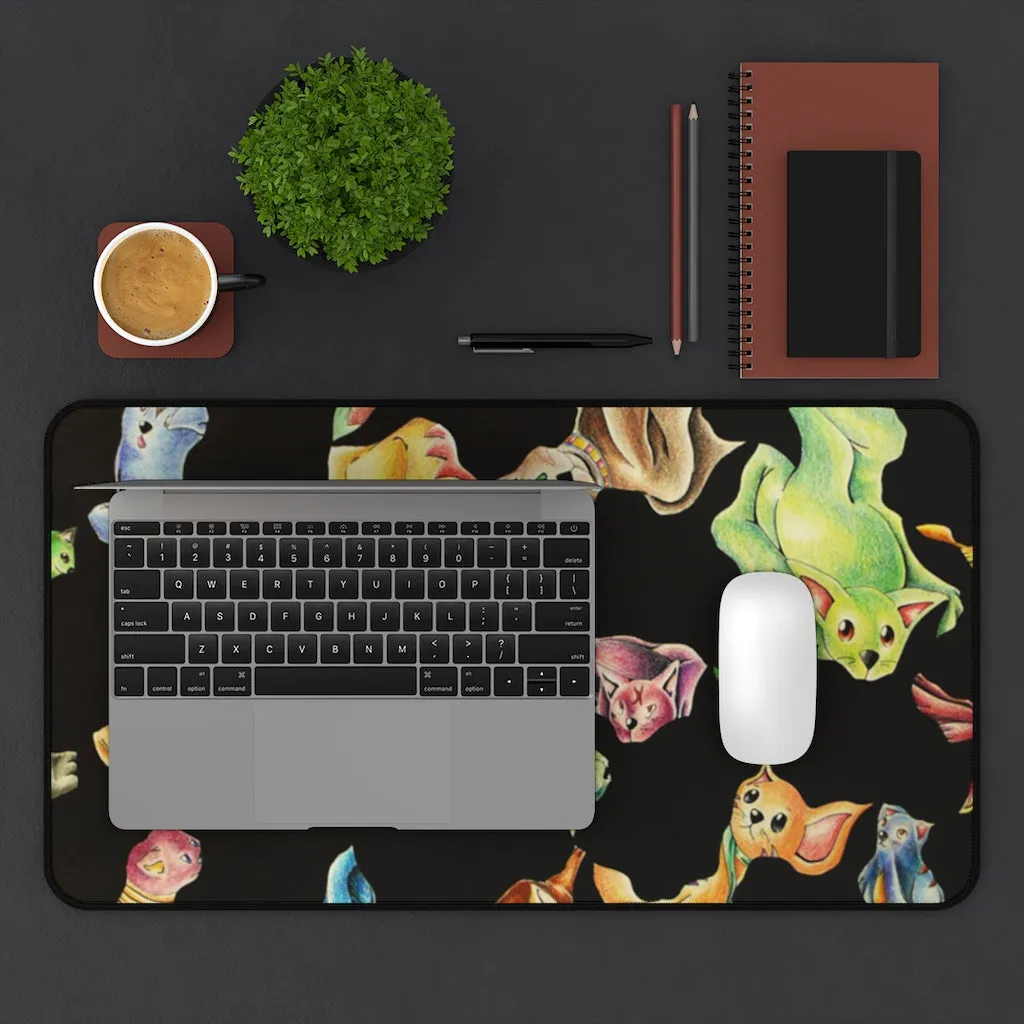 Cat Pattern Desk Mat