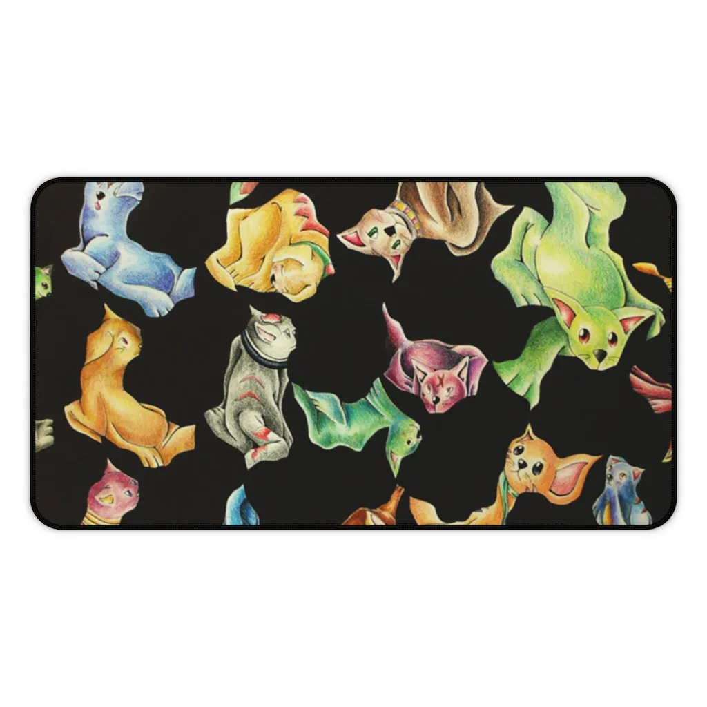 Cat Pattern Desk Mat